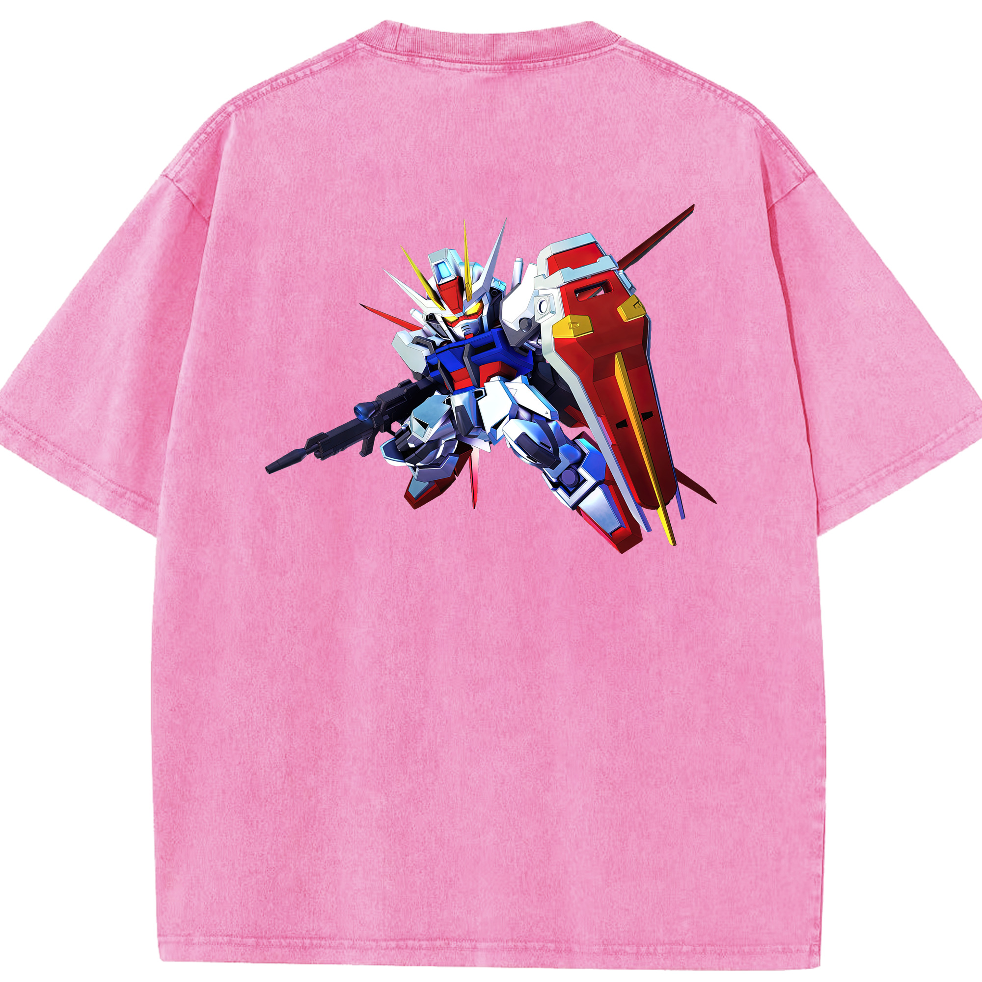 （画像用） 機動戦士ガンダム Mobile Suit Gundam 綿100% ヴィンテージ風 半袖Tシャツ（背面プリント）